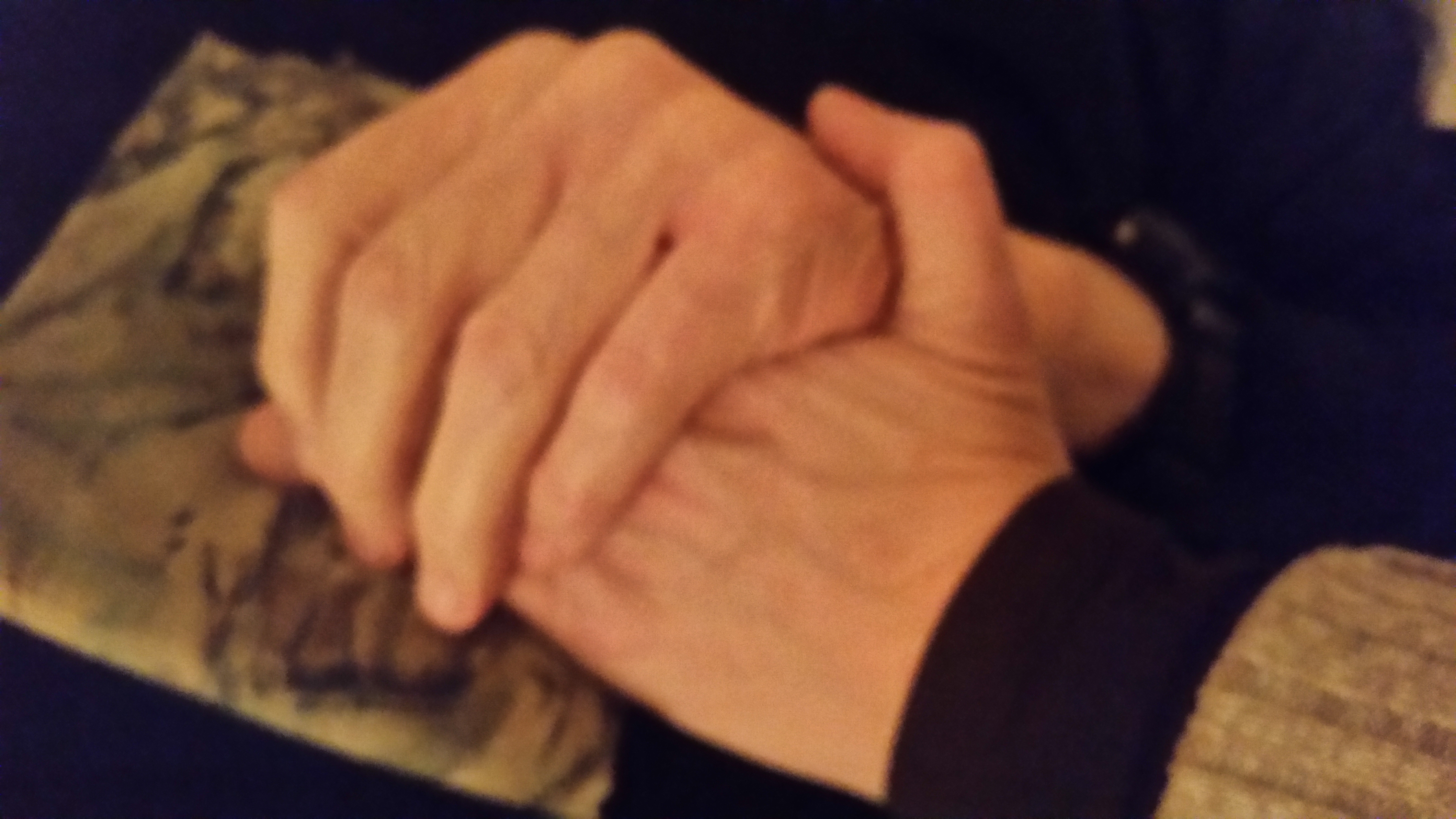 Daddy’s hand
